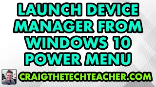 How To Launch Device Manager From The Windows 10 Start Menu Power Menu (2022)