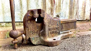 Vintage Record 84 Vice / Vise Restoration - Copper Jaw and Mirror Finish