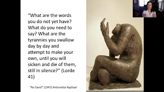 Audre Lorde, "The Transformation of Silence"