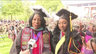 Mother, daughter graduate together at Clark Atlanta