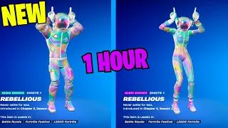 FORTNITE REBELLIOUS EMOTE 1 HOUR DANCE (ICON SERIES)