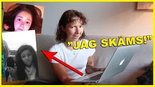 REAGERAR PÅ MIN GAMLA BLOGG!!