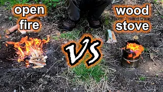 Fire vs Stove: Weighing the Pros and Cons of Open Fires and Portable Wood Stoves in the Wilderness