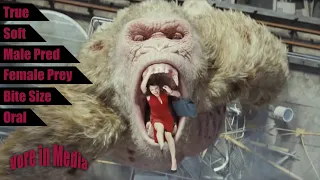 Feeding the Monster to the Gorilla - Rampage (2018) | Vore in Media