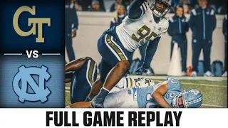 Georgia Tech vs. North Carolina Full Game | 2022 ACC Football