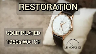 Restauración de Antiguo Reloj Suizo de los años 50s - Restoration of Old Swiss Watch from the 50s