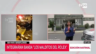 PNP captura a dos presuntos integrantes de “Los malditos del rólex”