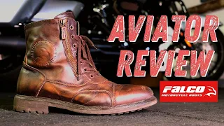 FALCO Aviator RETRO VINTAGE Motorcycle Boots review AUSTRALIA