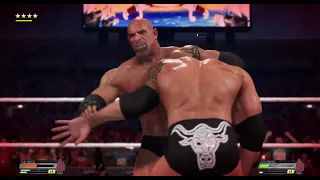 WWE THE ROCK VS GOLDBERG INTERCONTINENTEL CHAMPIONSHIP WRESTLEMANIA #wwe #wwe2k23 #shortsvideo #like