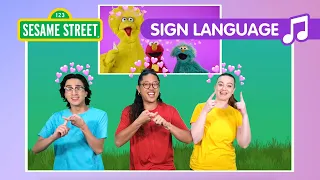 Sesame Street: Monster on the Street in American Sign Language (ASL)