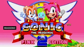 Sonic The Hedgehog 2: Pink Edition (SHC2022) | ✪ Sonic Hack Longplay