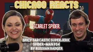 SPICY SARCASTIC SUPERJERK Spider Man PS4 by Russian Badger | First Time Reactions