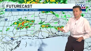 Scattered afternoon thunderstorms possible on Saturday
