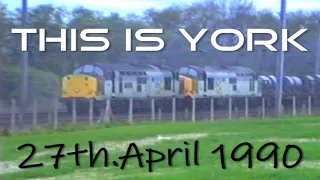 This is York 1990 British Rail.