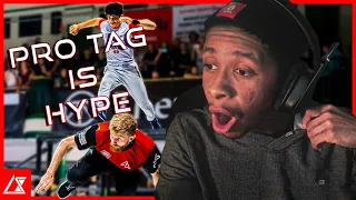 COMPETITIVE TAG IS HYPE! World Chase Tag highlights reaction!  #parkour  #running  #twitch