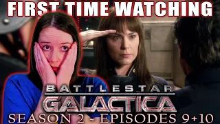 BATTLESTAR GALACTICA | Season 2 - Ep. 9 + 10  | First Time Watching Reaction | Another Battlestar?!?