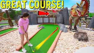 A Nice Fun Relaxing Game of Mini Golf