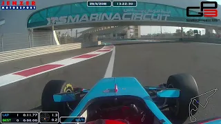 Onboard GP3 2018 YAS MARINA CIRCUIT / Jannes Fittje