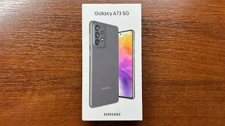 SAMSUNG GALAXY A73 5G Unboxing