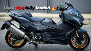 Yamaha Tmax560 Fully Loaded by Mabautoparts 🔥 (antara TMAX setup yang terbaik dari MAB)