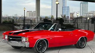 FOR SALE 1971 Restomod LSA Convertible Chevelle. Call 9168567931 or victorylapclassics on instagram