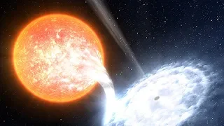 Black Hole Caught Eating Neutron Star!