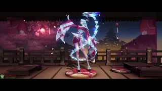 [Material] Veres Sakura Fubuki - Skin Lobby Animation | 緋淚 櫻吹雪 - 造型出場動畫