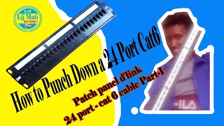 How to Punch Down a Network Ethernet Patch Panel Part-01