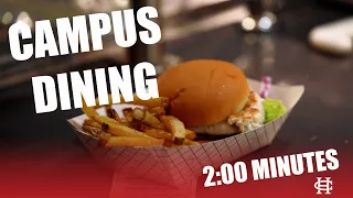 Campus Dining with Chef Andrew in 2 Minutes