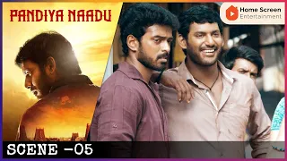 Pandiya Naadu Movie Scenes | Vikranth fights out local goons | Vishal | Lakshmi Menon | Soori