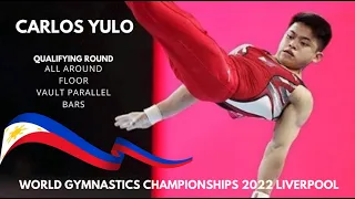 CARLOS YULO QUALIFICATIONS WORLD GYMNASTICS CHAMPIONSHIPS 2022 LIVERPOOL