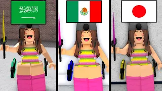 Roblox Murder Mystery 2, BUT I Speak DIFFERENT LANGUAGES AGAIN!