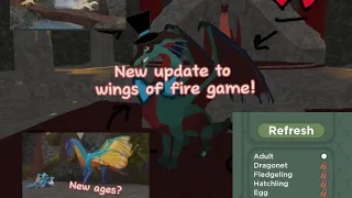 UPADTE to WINGS OF FIRE game! (beta)