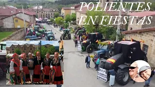 Día completo en Polientes: día San Isidro, mercado, procesión, sendero, deporte, exposición ganadera