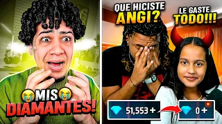 ANGI LE GASTA TODOS SUS DIAMANTES A THENINO Y NO CREERAS LO QUE PASO! 😱