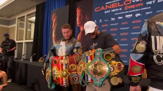 CANELO EMBARRASSES TEOFIMO LOPEZ NOT ACKNOWLEDGING HIM AS UNDISPUTED DONTAES BOXING NATION