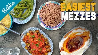 7 VERY EASY BASIC TURKISH MEZE RECIPES | Different Appetizer Recipes You Can Make in 5 Minutes 🍴
