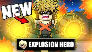 They Added ULTIMATES to The EXPLOSION HERO MOVESET... (Roblox Heroes Battlegrounds)