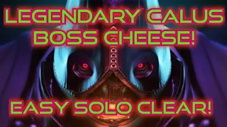 Destiny 2 - New easy Calus Boss Cheese - Final Lightfall Mission (Legendary)