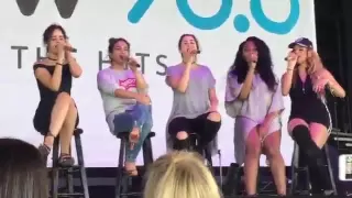 Fifth Harmony Ex's and Oh's during soundcheck St Louis 7/27 tour