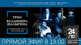 Трио Владимира Шалыгина, специальный гость: Антон Залетаев (саксофон).