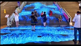 High brightness waterproof outdoor interactive LED floor LED display