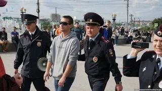 Задержания на митингах в России / Новости