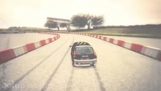 Live for speed: Front wheels drifting