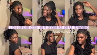 Pinterest Inspired Box Braid Hairstyles | Rachel Afia