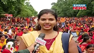 Anganwadi Workers Protest | Demanding Status Of Govt Employees & Salary Hike