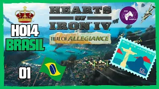 NOVA DLC DO BRASIL!! #01 - BRASIL / Hearts of Iron IV: Trial of Allegiance | [Gameplay PT-BR 2024]