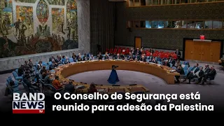 Conselho de segurança debate "questão Palestina" | BandNewsTV