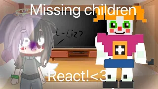 Missing children react to Afton family! ||p1-liz and cc|| FNAF