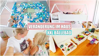 Paulines Hochbett einrichten 💕 XXL Bällebad & Spielzeug Chaos | Isabeau